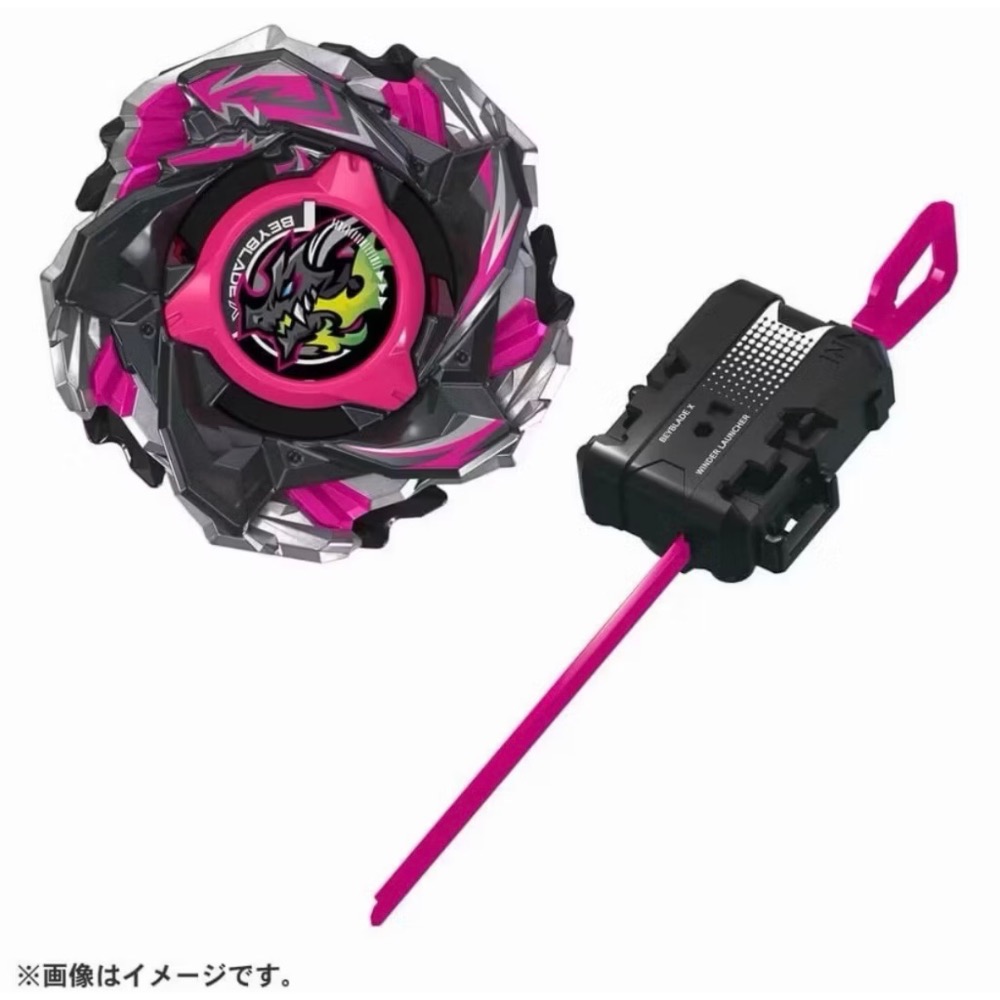 台灣 BEYBLADE X 戰鬥陀螺 X CX-13 龍王閃擊 台版 可掃QR 附發射器 正版-細節圖2
