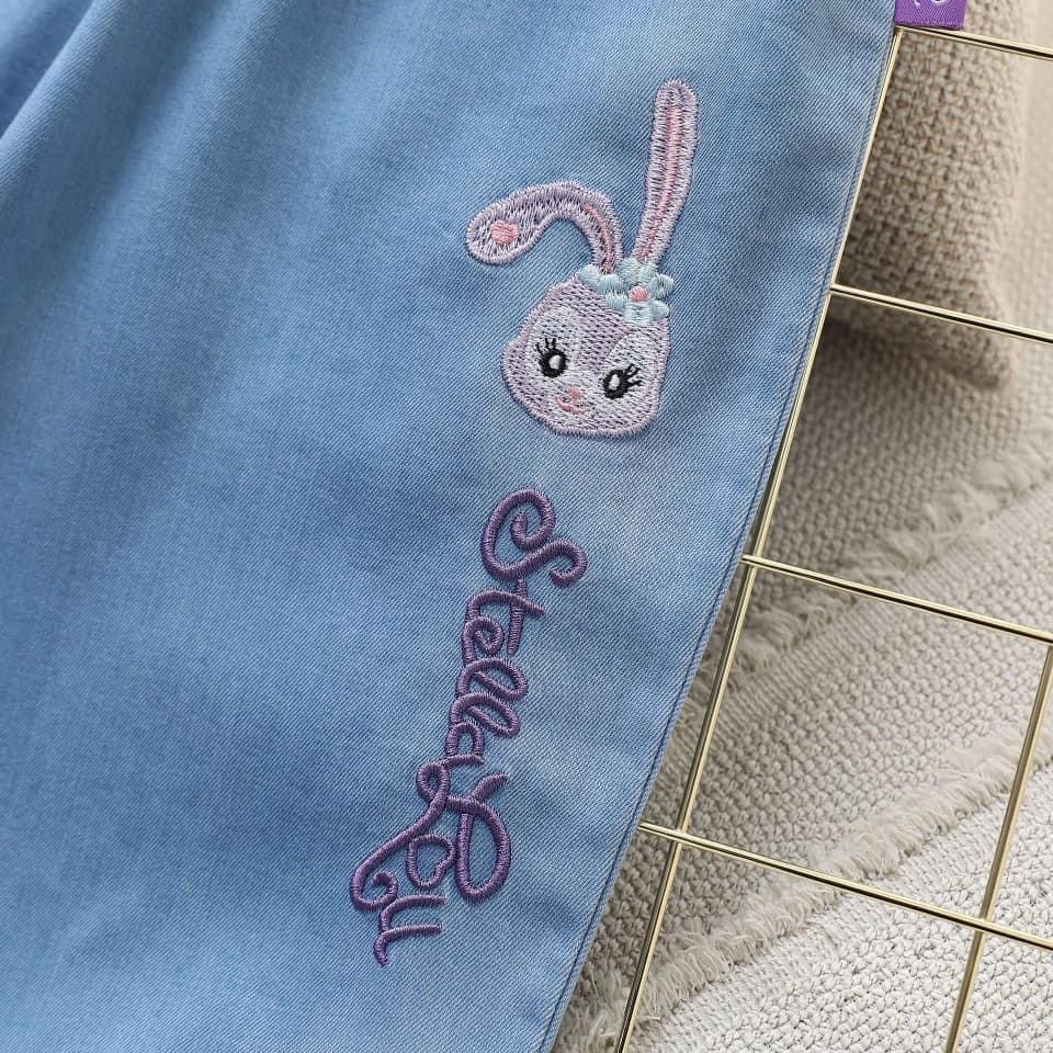 小兔水洗牛仔褲-細節圖2