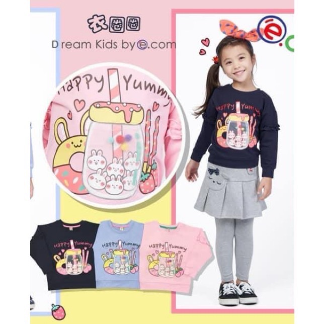 衣圈圈5碼出清價 現貨 薄長袖 男童上衣 女童上衣 爆米花童裝-規格圖4