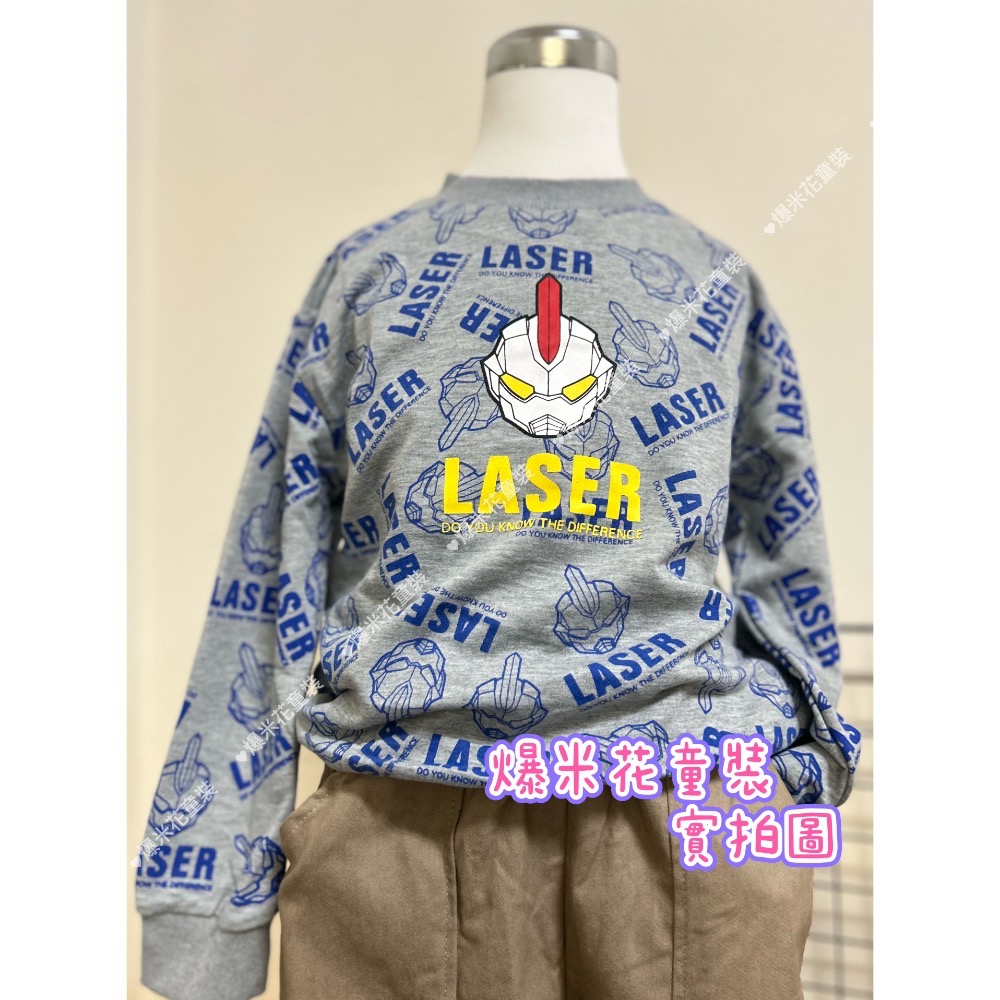 奧特曼長袖上衣 現貨 薄長袖 圓領上衣 爆米花童裝-規格圖9