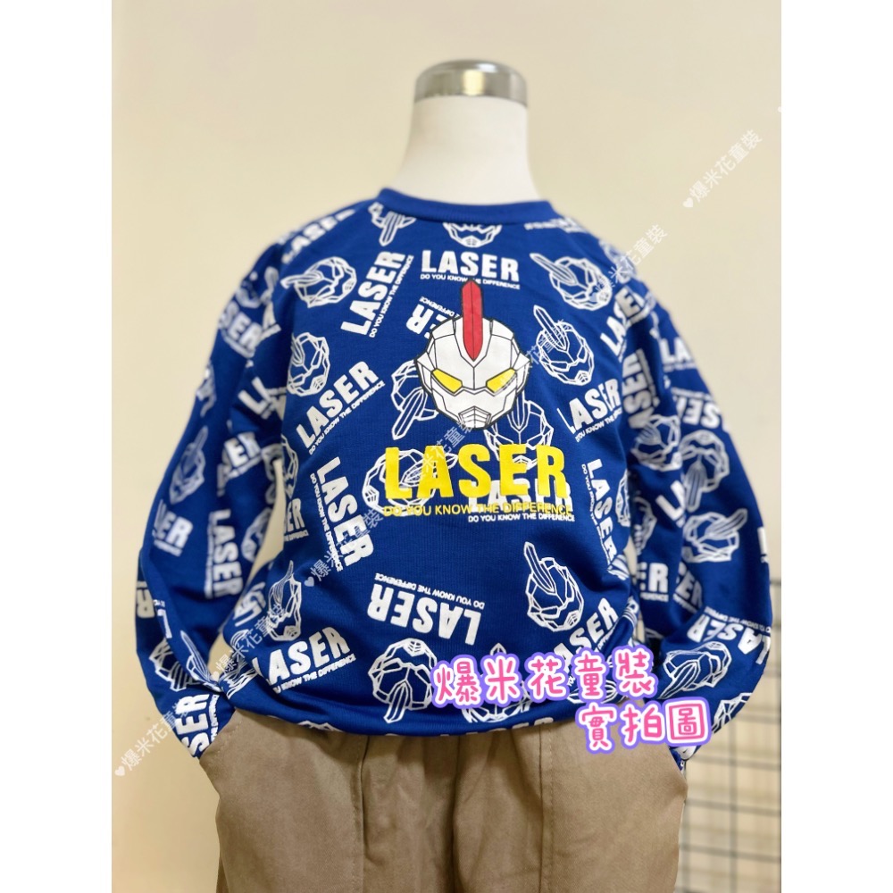 奧特曼長袖上衣 現貨 薄長袖 圓領上衣 爆米花童裝-規格圖9