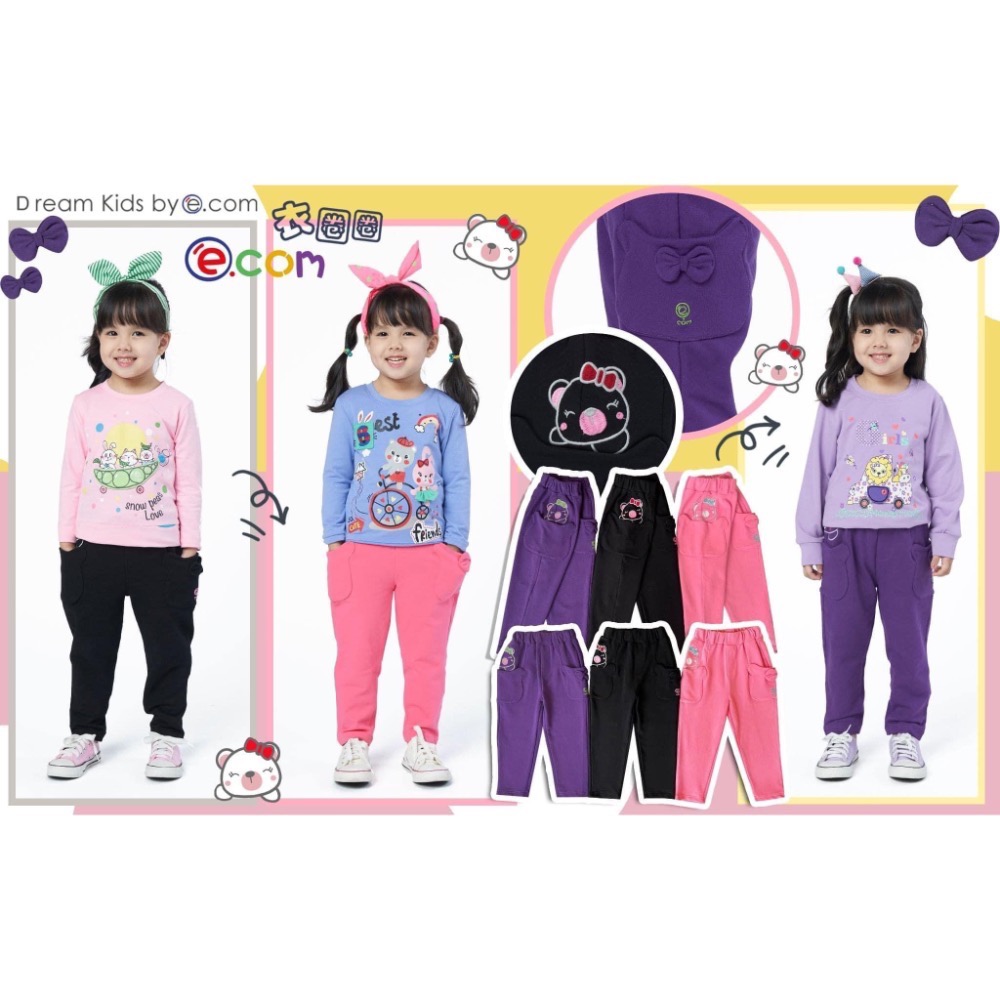 零碼5碼90公分優惠出清 長褲 秋季款 薄長褲 爆米花童裝-規格圖10