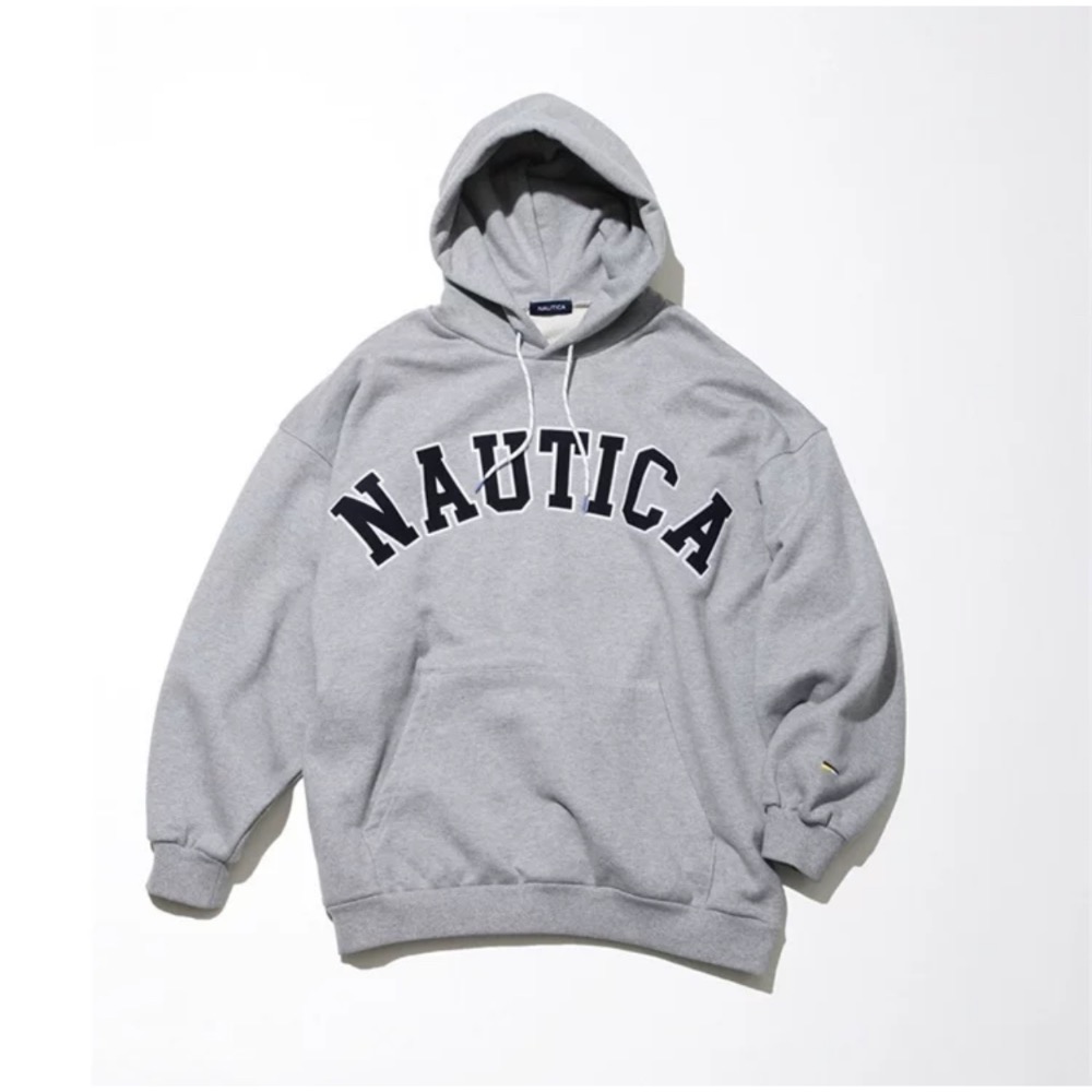 ❤️星光衫悅❤️Nautica 長谷川日系字母刺繡貼布重磅廓形圓領寬鬆衛衣男女款a07-規格圖10