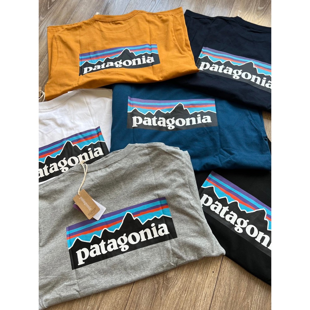 ❤️星光衫悅❤️PATAGONIA 山脈印花長袖T恤男女同款戶外露營運動休閒打底t圓領衛衣a14-細節圖11