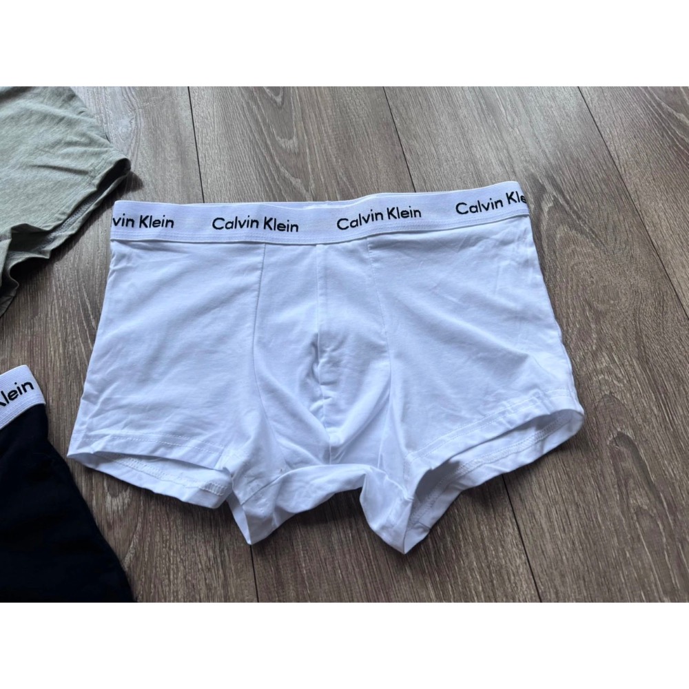 ❤️星光衫悅❤️Calvin Klein內衣男士三條裝循環提花腰邊透氣防夾臀棉質低腰平角內褲a17-細節圖5