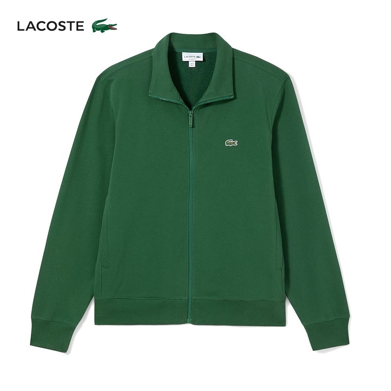 ❤️星光衫悅❤️LACOSTE法國鱷魚男裝經典休閒立領拉鍊舒適衛衣外套a18-細節圖7