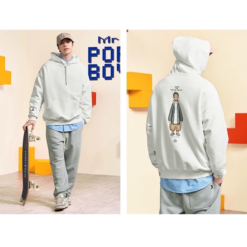 ❤️星光衫悅❤️NAUTICA長谷川CITY BOY日系休閒衛衣男女情侶重磅連帽衫a19-細節圖4