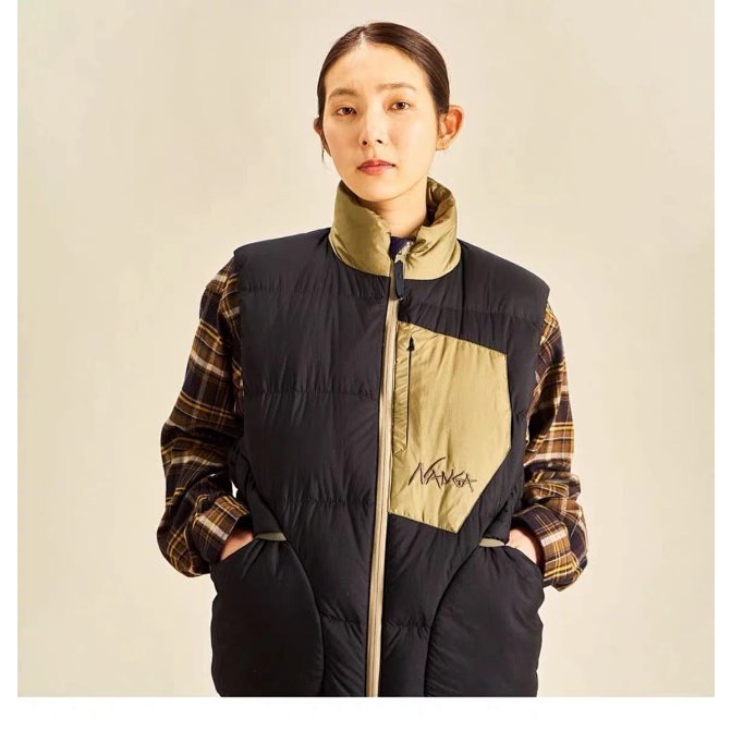 ❤️星光衫悅❤️NANGA 無袖新款MAZENO RIDGE VEST男女保暖鴨絨羽絨馬甲背心a27-細節圖2