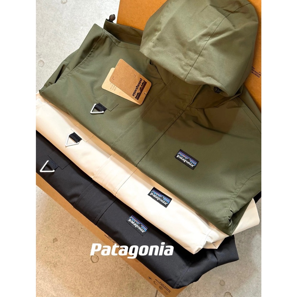 ❤️星光衫悅❤️Patagonia巴塔哥尼亞 戶外衝鋒衣 防水壓膠拉鍊處理 超防風a61-細節圖4