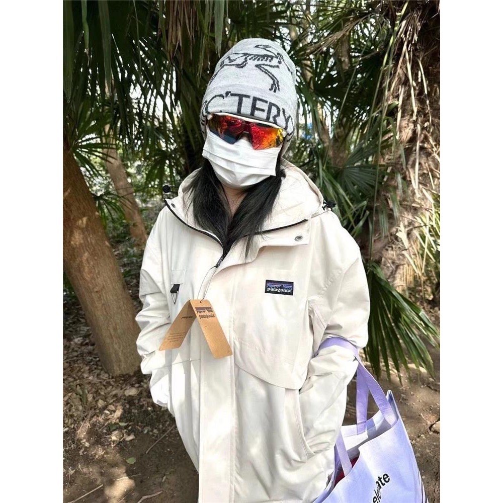 ❤️星光衫悅❤️Patagonia巴塔哥尼亞 戶外衝鋒衣 防水壓膠拉鍊處理 超防風a61-細節圖8