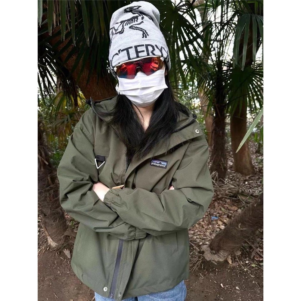 ❤️星光衫悅❤️Patagonia巴塔哥尼亞 戶外衝鋒衣 防水壓膠拉鍊處理 超防風a61-細節圖9