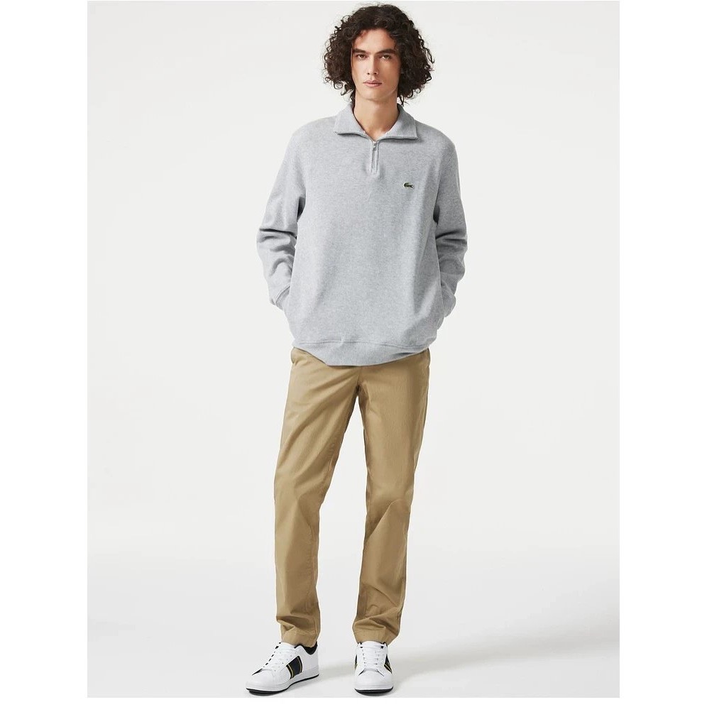 ❤️星光衫悅❤️Lacoste法鱷男裝運動休閒 拉鍊 翻領寬鬆長袖套頭衛衣a62-細節圖4