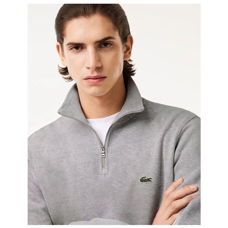 ❤️星光衫悅❤️Lacoste法鱷男裝運動休閒 拉鍊 翻領寬鬆長袖套頭衛衣a62-細節圖7