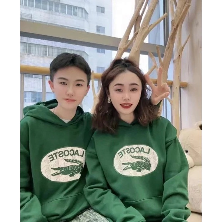 ❤️星光衫悅❤️LACOSTE法國鱷魚男裝秋季時尚休閒印花logo純棉連帽衛衣a64-細節圖8