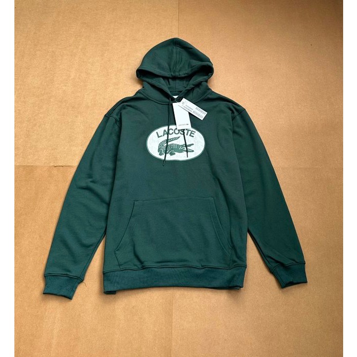 ❤️星光衫悅❤️LACOSTE法國鱷魚男裝秋季時尚休閒印花logo純棉連帽衛衣a64-規格圖10