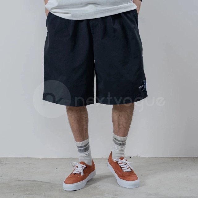 ❤️星光衫悅❤️ 日系NAUTICA長谷川監制cityboy風刺繡logo寬鬆休閒中褲短褲五分褲休閒褲a68-細節圖2