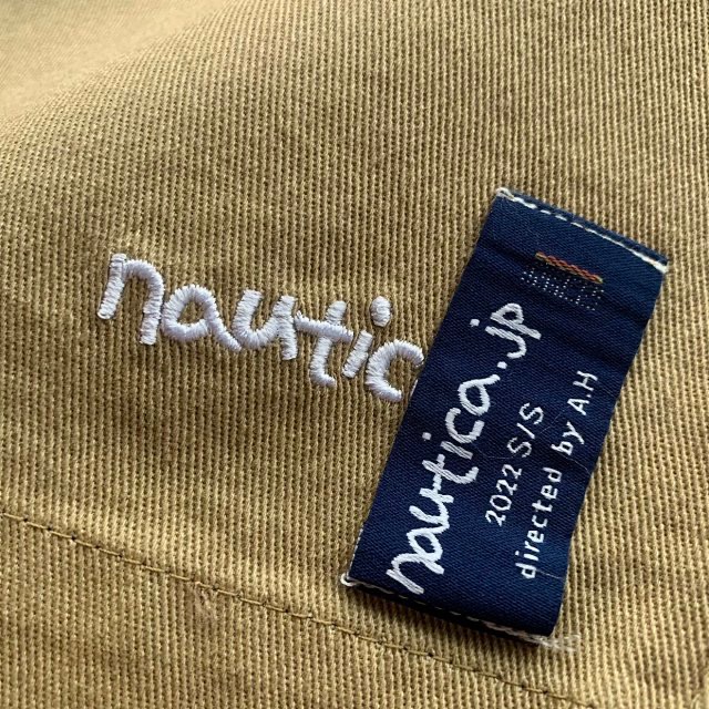 ❤️星光衫悅❤️ 日系NAUTICA長谷川監制cityboy風刺繡logo寬鬆休閒中褲短褲五分褲休閒褲a68-細節圖9