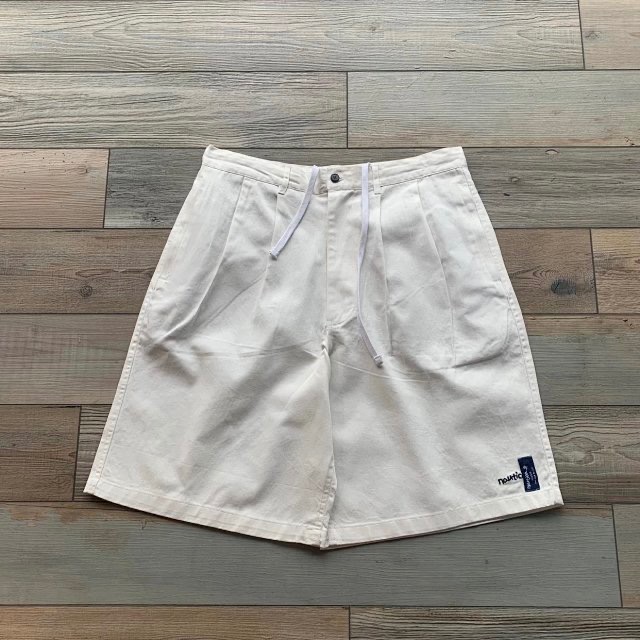 ❤️星光衫悅❤️ 日系NAUTICA長谷川監制cityboy風刺繡logo寬鬆休閒中褲短褲五分褲休閒褲a68-規格圖11