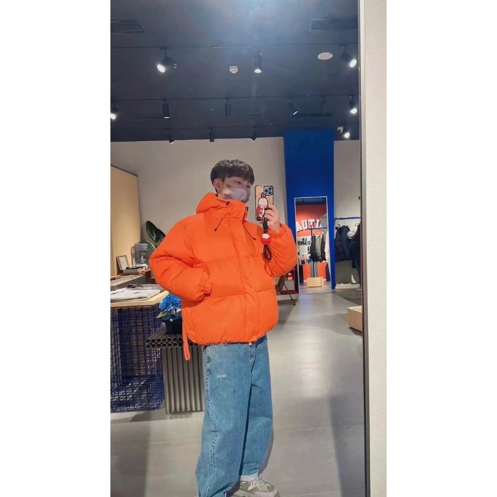 ❤️星光衫悅❤️Nautica長谷川白帆湯本弘通聯名刺繡Logo寬鬆廊形錐形牛仔褲休閒褲長褲 男女款 a105-細節圖2