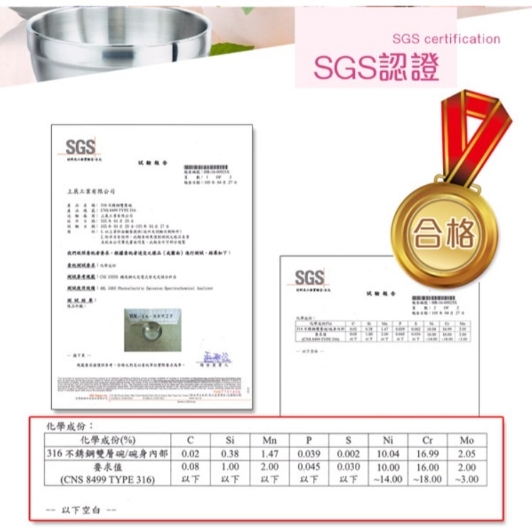 台灣製 PERFECT 極緻316雙層碗 隔熱碗 防燙碗 不鏽鋼隔熱碗 不鏽鋼雙層碗 兒童碗-細節圖7