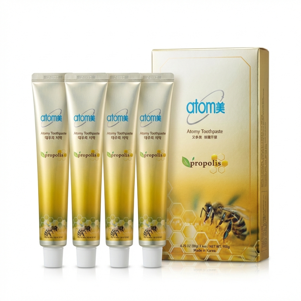 Atomy 艾多美 蜂膠 牙膏 50g/200g 熱賣商品 清淨牙齒 口氣芬芳 台灣公司貨-規格圖6