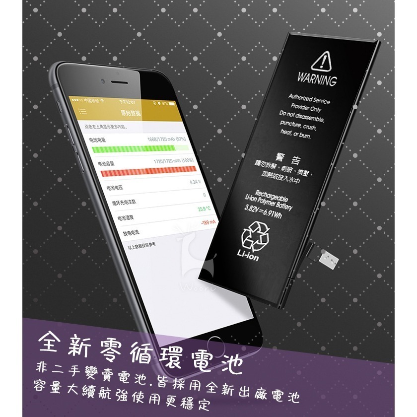 【台灣認證】iPhone電池組 半年保固 DIY電池更換組 全新0循環 iphone維修料件 原廠品質 贈工具組及背膠-細節圖5