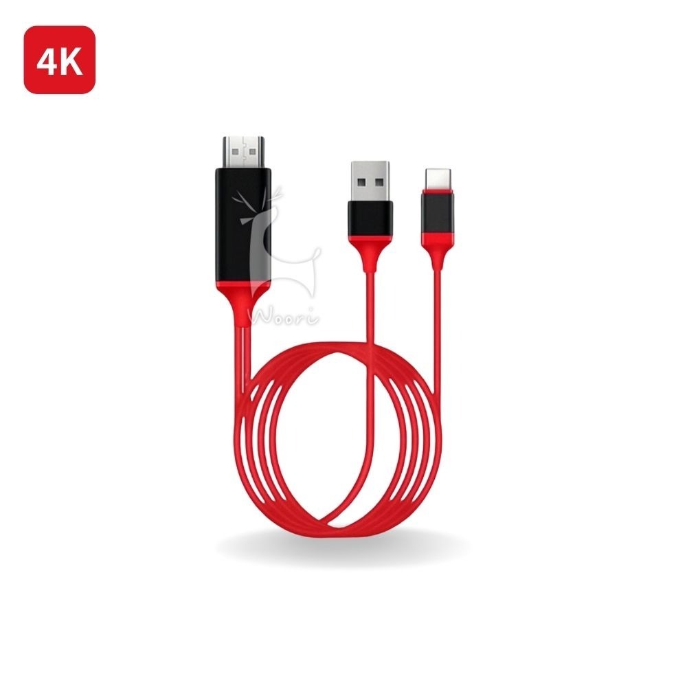 IOS/Android通用 【Type-C HDMI轉接線】手機電視轉接線 手機同屏 投影線 免安裝 HDMI影音傳輸-規格圖6