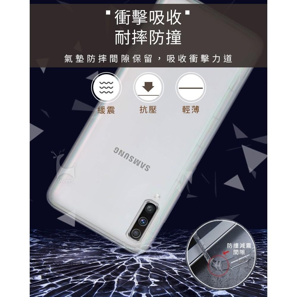 【超低5折】Samsung A70 氣墊空壓殼 三星galaxy A70 手機透明殼 保護套 抗震防摔手機殼 氣囊殼-細節圖2