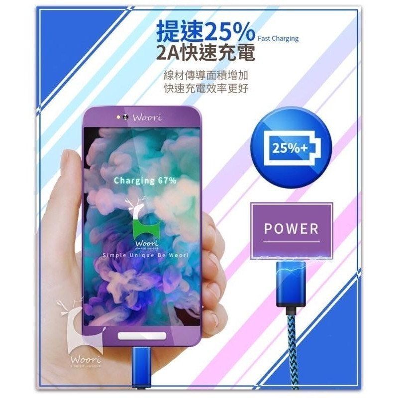 安卓編織充電線 3米延長線 micro usb /TYPE C 監視器延長線耳機平板喇叭監視器 充電傳輸 抗拉耐用不易斷-細節圖2