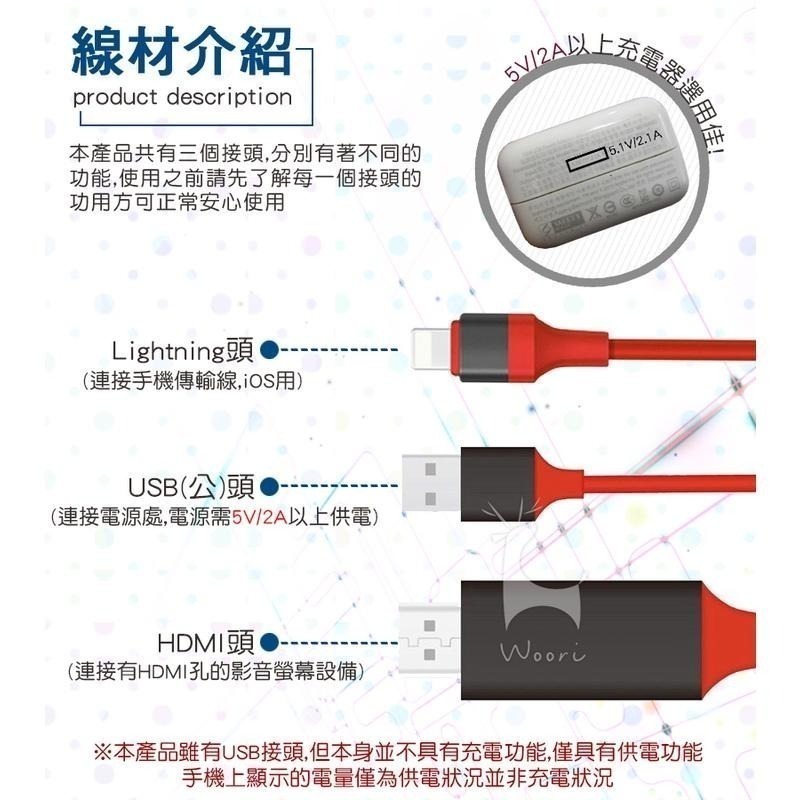 手機投影電視 iPhone轉hdmi HDMI電視轉接轉換線 隨插即用 手機有線投影 MHL轉接線 螢幕分享器 同屏器-細節圖8