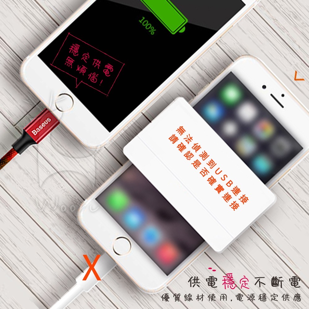倍思 Baseus 藝紋編織線 1.2M 1.8M 蘋果2A快充 iPhone數據線 lightning 耐用抗拉不易斷-細節圖2