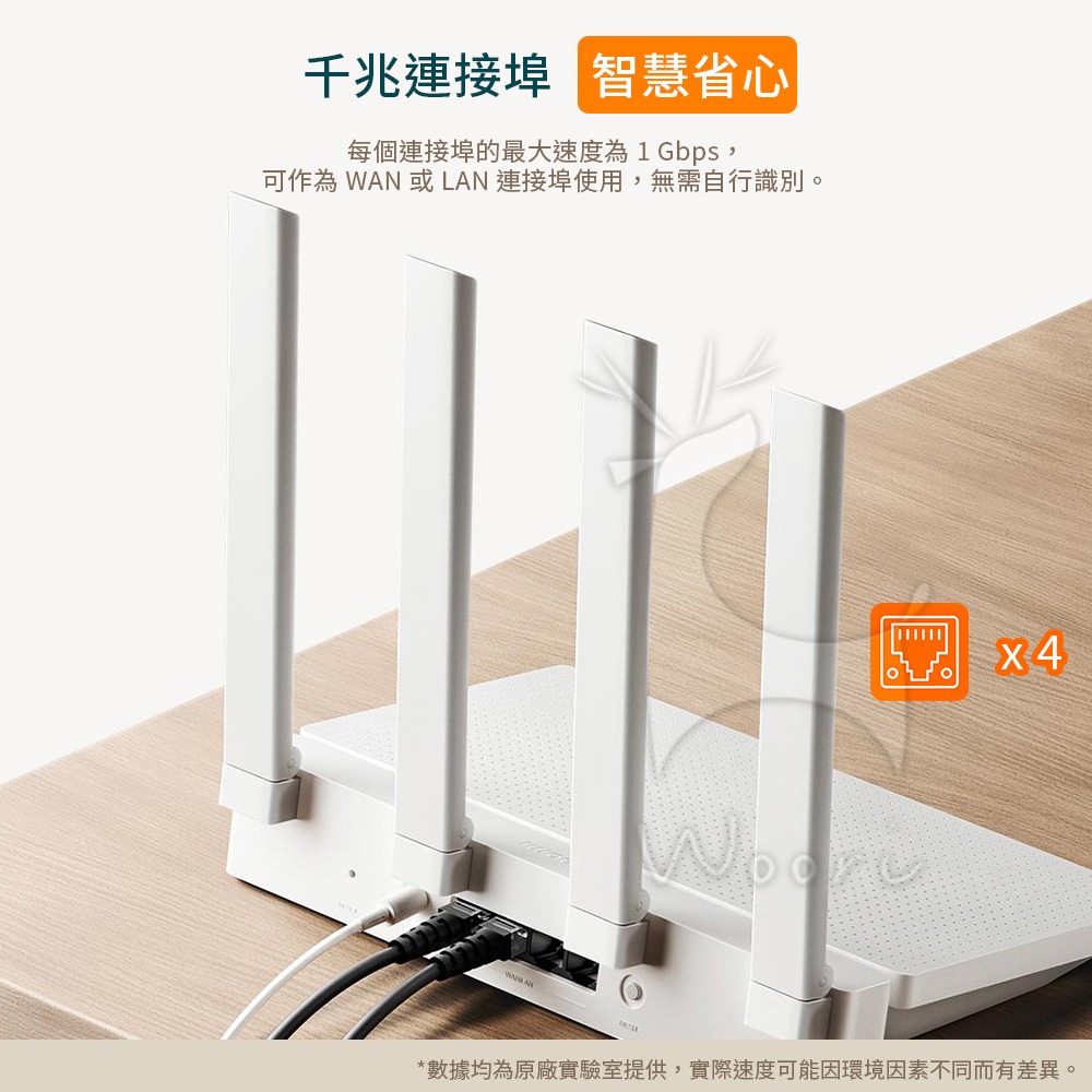 Xiaomi 智能雙頻路由器 AX3000T 小米WiFi6路由器  3000Mbps 雙核心 安全上網 mesh-細節圖7