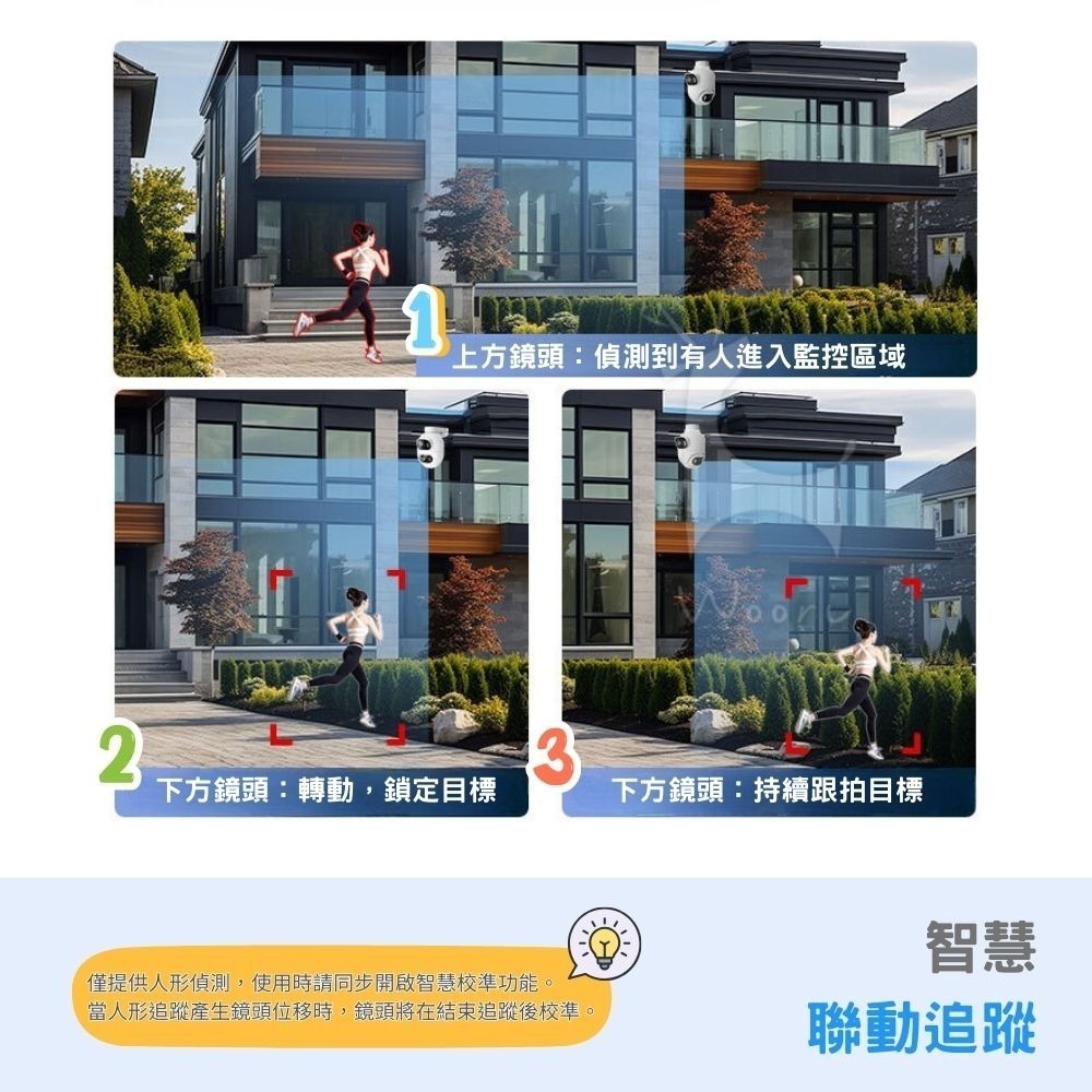 創米 EC6 Dual小白智慧戶外防水 雙鏡頭攝影機 雙2K高畫質 智能APP監控 手機錄影回放 NAS支援 全彩夜視-細節圖7