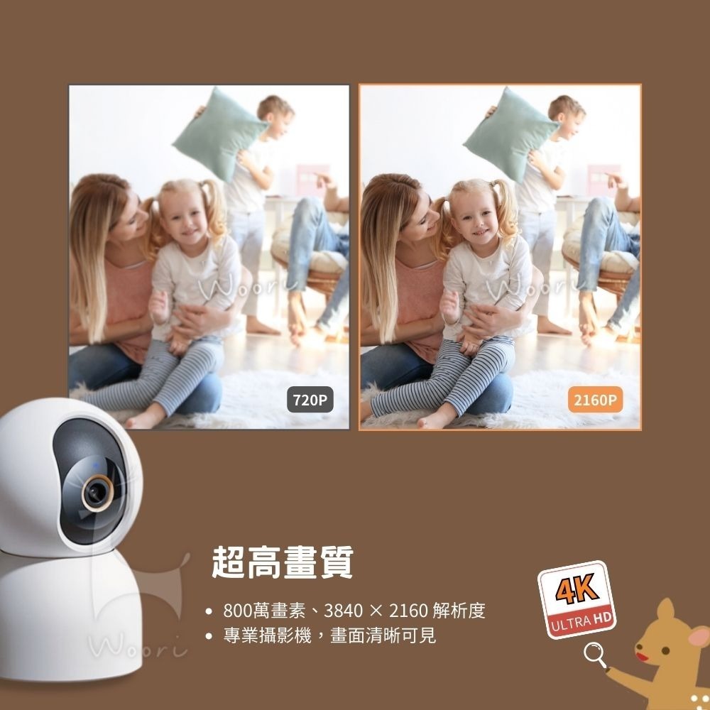 Xiaomi 小米智慧攝影機 C700 4K 800萬超高畫質 NAS儲存 手勢通話 微光全彩夜視 AI人形偵測 寵物-細節圖2
