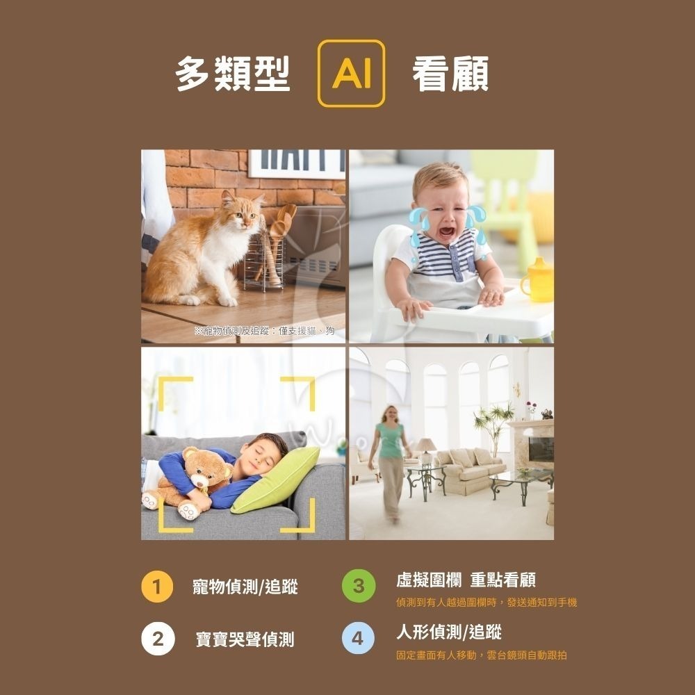 Xiaomi 小米智慧攝影機 C700 4K 800萬超高畫質 NAS儲存 手勢通話 微光全彩夜視 AI人形偵測 寵物-細節圖4