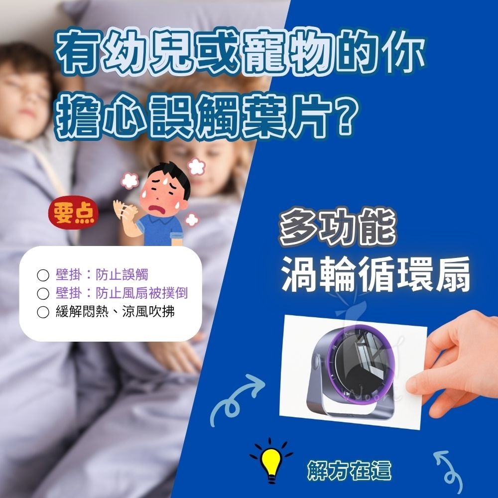 6吋 桌面循環風扇 壁掛扇 渦輪 小型風扇 多段式風扇 空氣循環 渦輪電風扇 桌上風扇 掛壁式風扇 辦公室風扇 多功能扇-細節圖4