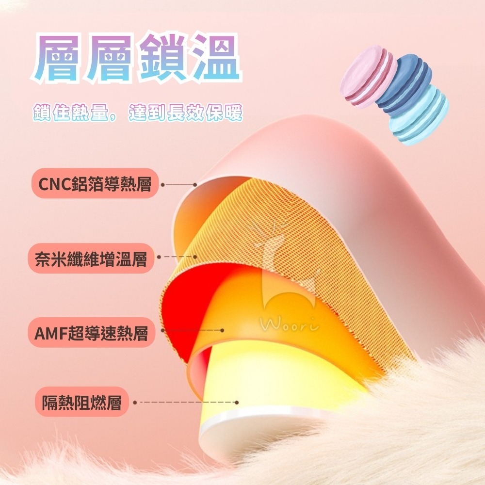 漸層磁吸暖手寶 3秒瞬熱 網美系雙色漸層 暖手寶 雙磁吸暖手器 恆溫暖手寶 交換禮物 一分二暖手寶 暖蛋 充電暖暖包-細節圖5