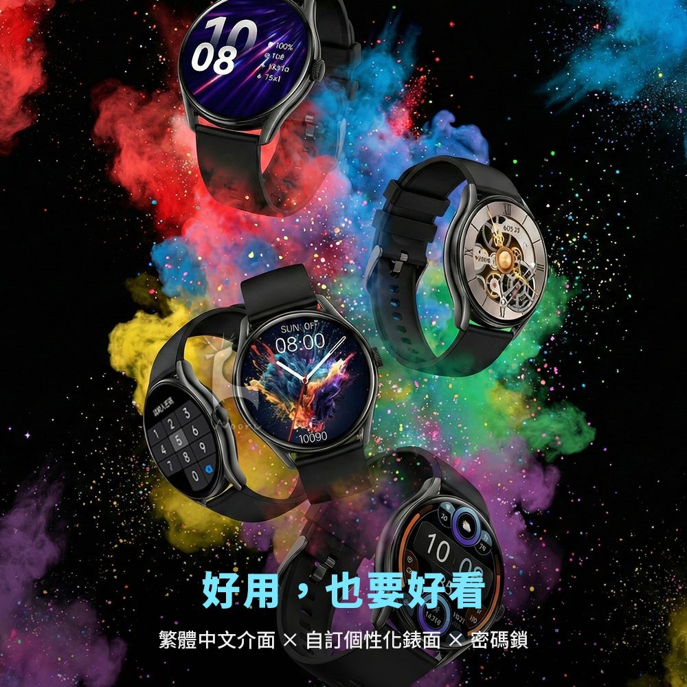 W12 Pro 智慧手錶  運動通話智慧藍芽手錶 Watch 智慧腕錶 心率偵測 訊息提醒 安卓/蘋果 IP68生活防水-細節圖9