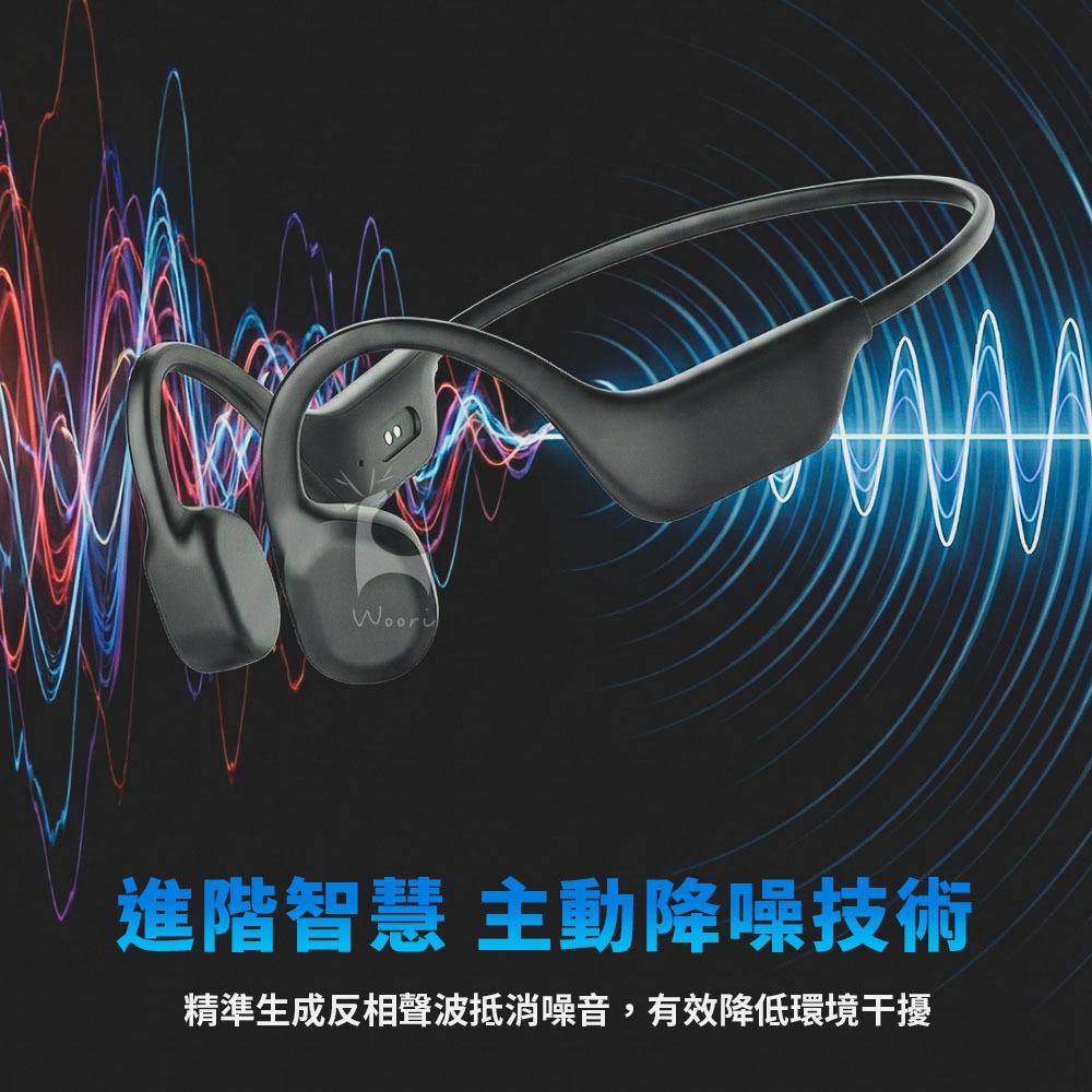 骨傳導藍芽耳機 IPX5 防水 不入耳式耳機 無線運動耳機 藍牙5.3 運動藍牙耳機 戴眼鏡安全帽可用 無線商務藍牙耳機-細節圖4