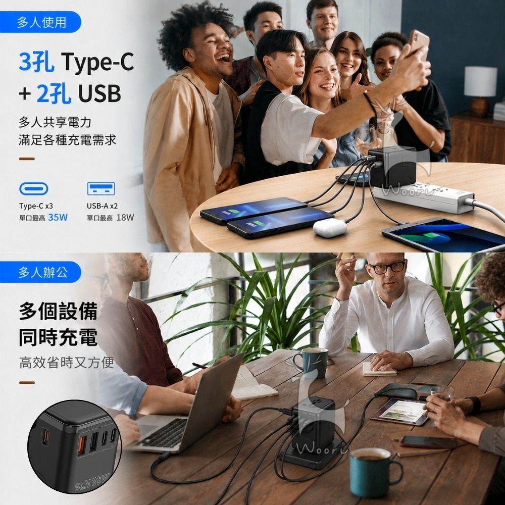 氮化鎵PD萬國旅行充 快充萬用轉接頭 萬國轉接頭 2500W GaN萬國充 英規澳規歐規 多合一充電轉接器 出國必備-細節圖4