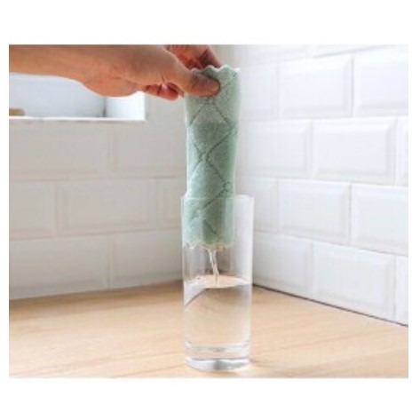 超吸水抹布 雙層珊瑚絨抹布 超細纖維材質抹布 雙面雙色 吸水性超好 柔軟親膚不掉毛【井澤科技】-細節圖2