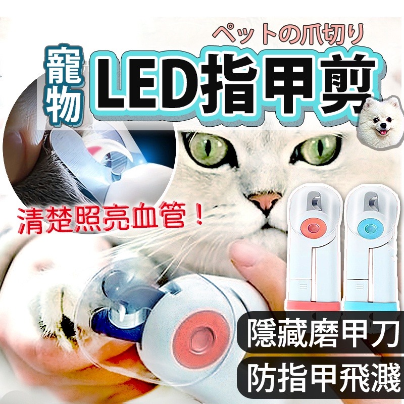 【毛小孩當家】LED剪刀 燈光照血線 LED指甲剪 寵物指甲剪 貓咪指甲剪 狗狗指甲剪 狗指甲剪 貓指甲剪-細節圖3