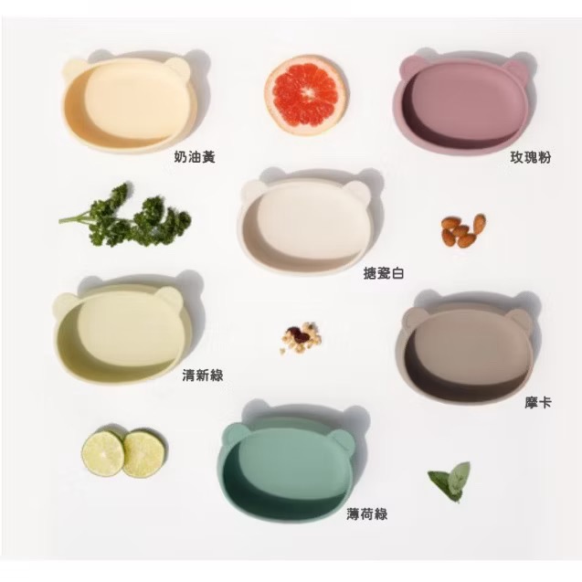 二手韓國BlueMama矽膠小熊碗&土耳其minikoioi矽膠吸盤碗-細節圖2