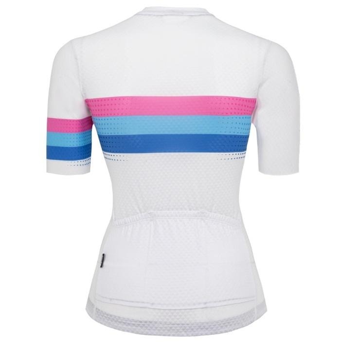 BAISKY百士奇 女款空力短車衣 平行線 粉-細節圖2