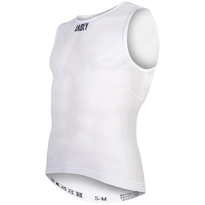BAISKY百士奇自行車衣內搭針織背心 戰痕III 白-細節圖2