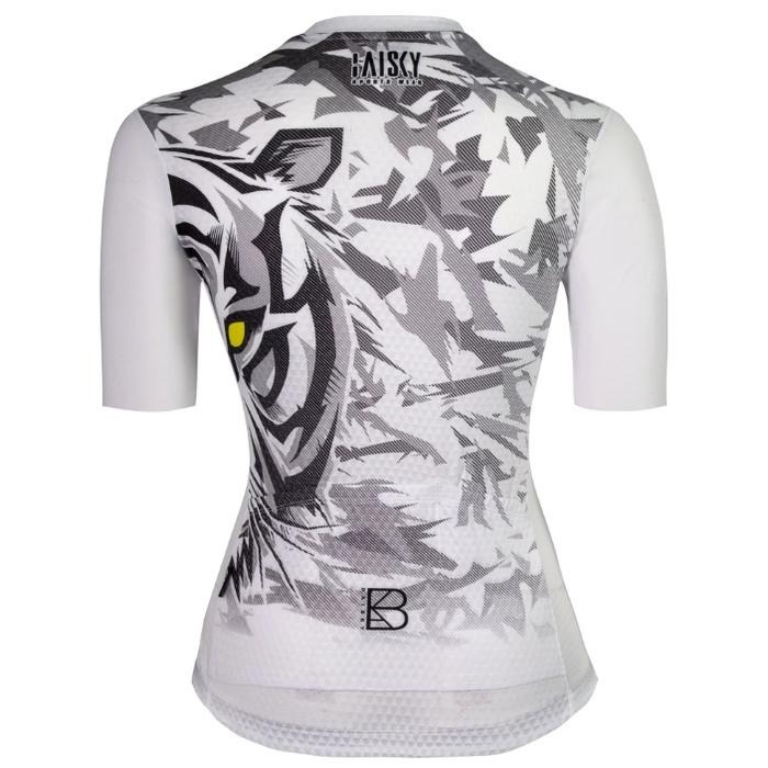 BAISKY百士奇 女款空力短車衣 虎威 白-細節圖2