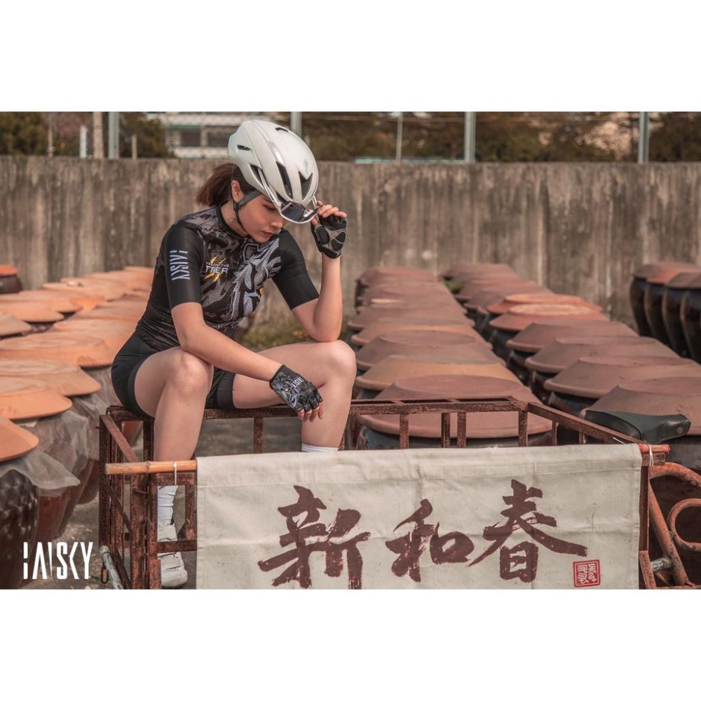 BAISKY百士奇 半指手套 虎威 黑-細節圖3