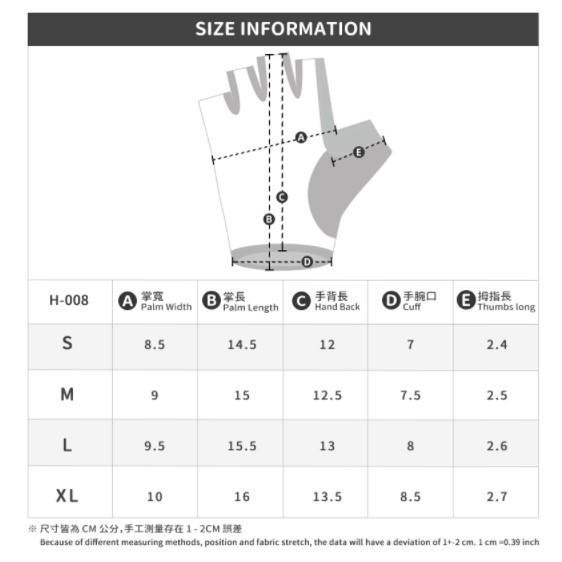 BAISKY百士奇 半指手套 潔淨 黑-細節圖9