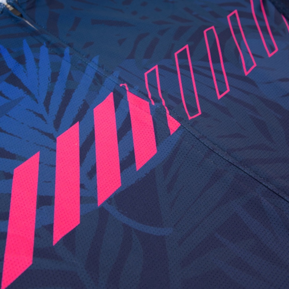 BAISKY百士奇 女款短車衣 野燁 藍-細節圖7