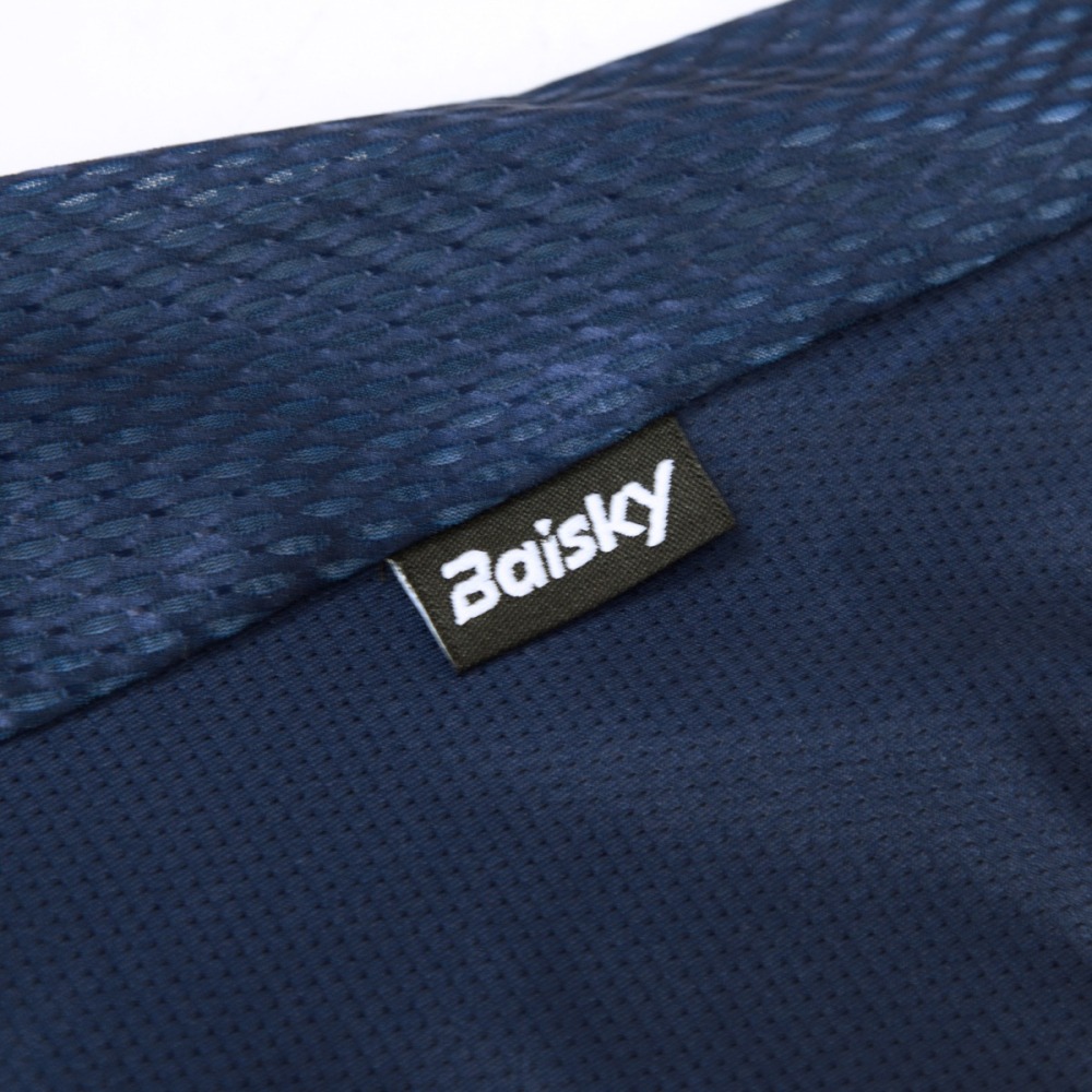 BAISKY百士奇 女款短車衣 野燁 藍-細節圖10
